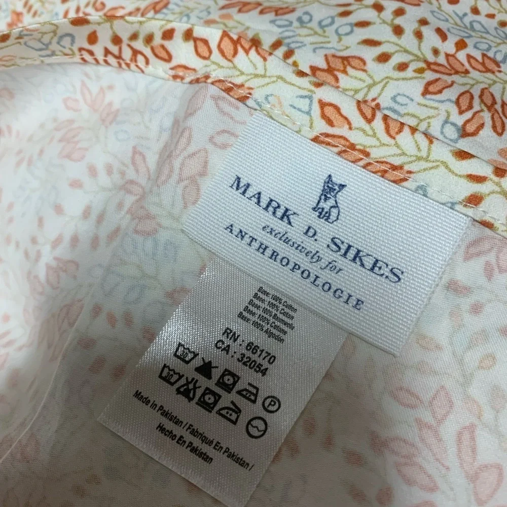 Anthropologie mark sizes  euro sham pillow case 1 piece new without tags